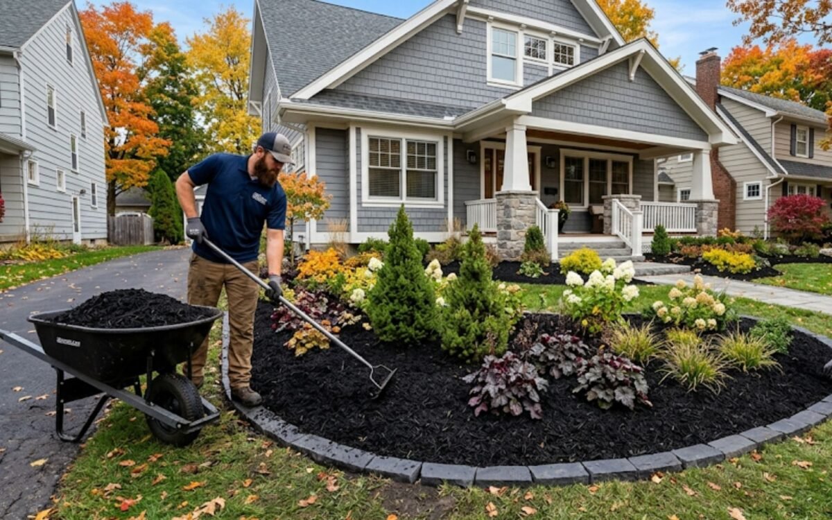 How to Use Black Mulch in Landscaping for a Modern Buffalo Yard Look