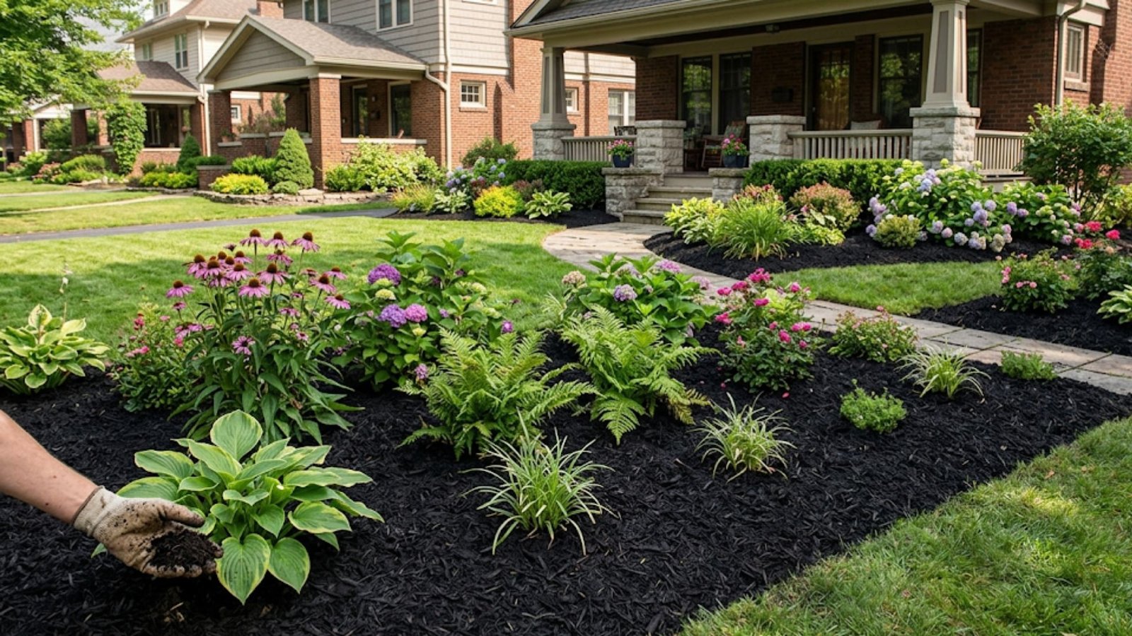 Benefits of Black Wood Mulch for Buffalo Gardens