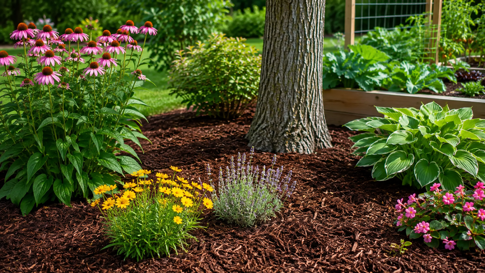 Best Mulch for Flower Beds, Trees & Vegetable Gardens