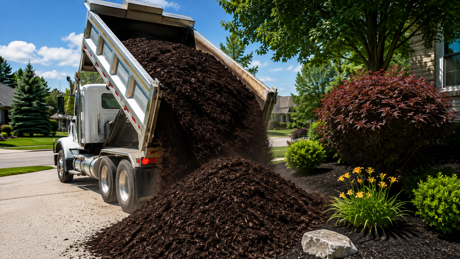 Bulk Mulch Delivery in Clarence & Buffalo