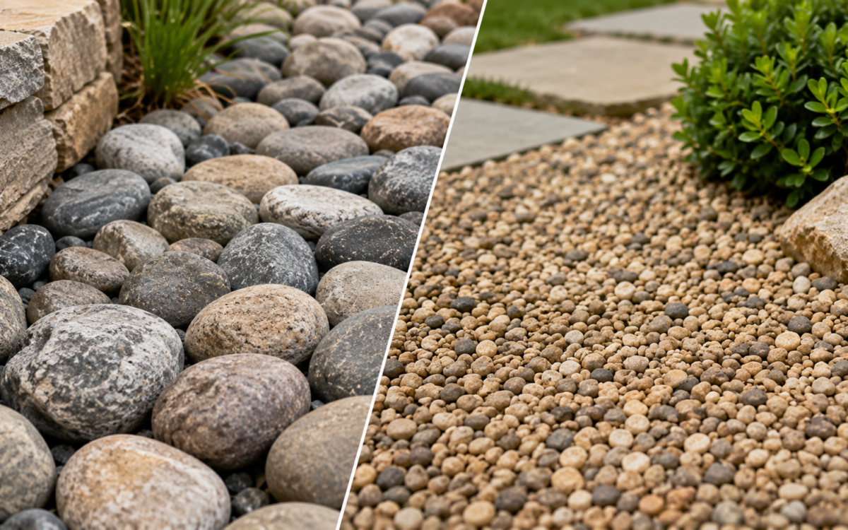 River Rock vs Pea Gravel: Which Landscaping Stone Is Right for Your Yard? River Rock vs Pea Gravel