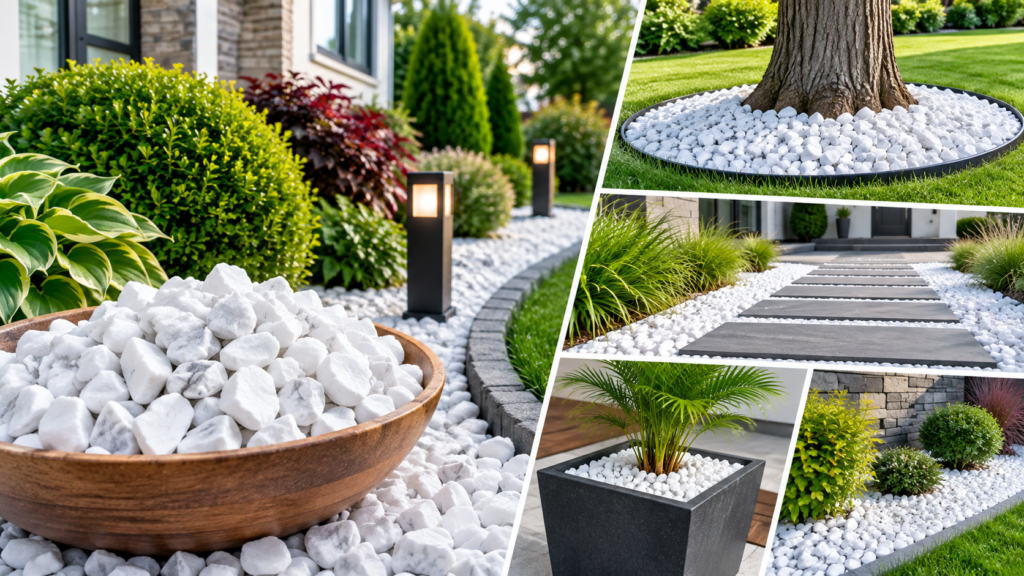 White Marble Chips & Decorative Stone